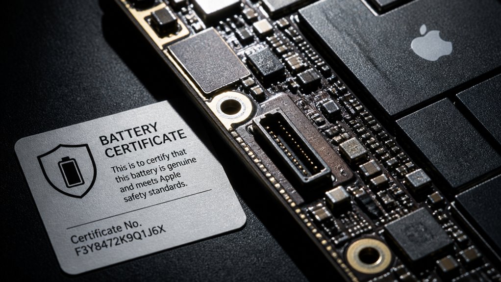 Apple bateria certyfikacja podwójna funkcja kontrola