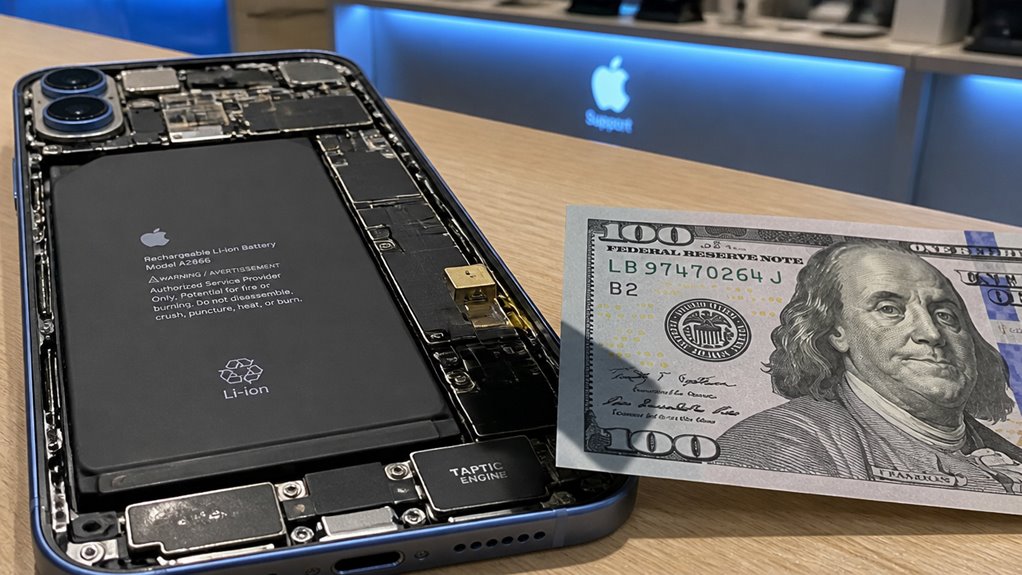 szczegóły progu wymiany baterii AppleCare