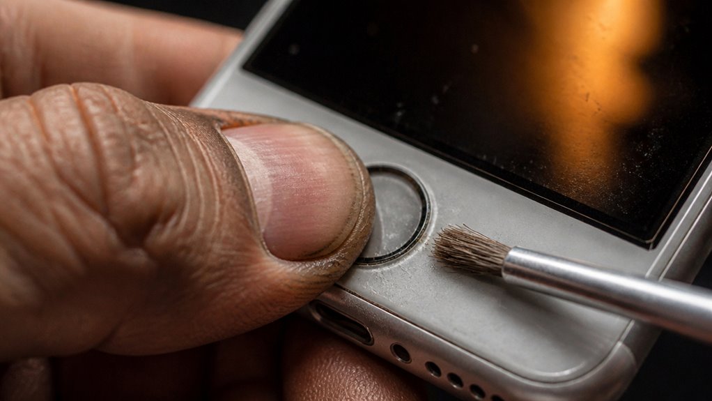 czysty przycisk domowy do przywracania funkcji Touch ID