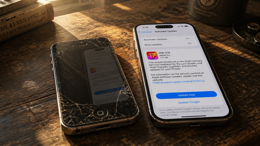 pięć do sześciu lat aktualizacji iOS