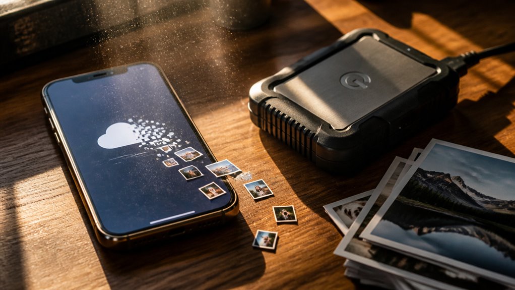 iCloud Photos jako podstawowe kopie zapasowe offline