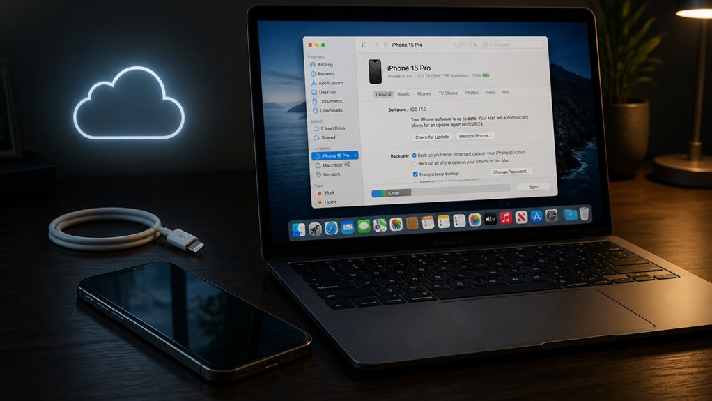 iCloud a kopia zapasowa na komputerze: kompromisy