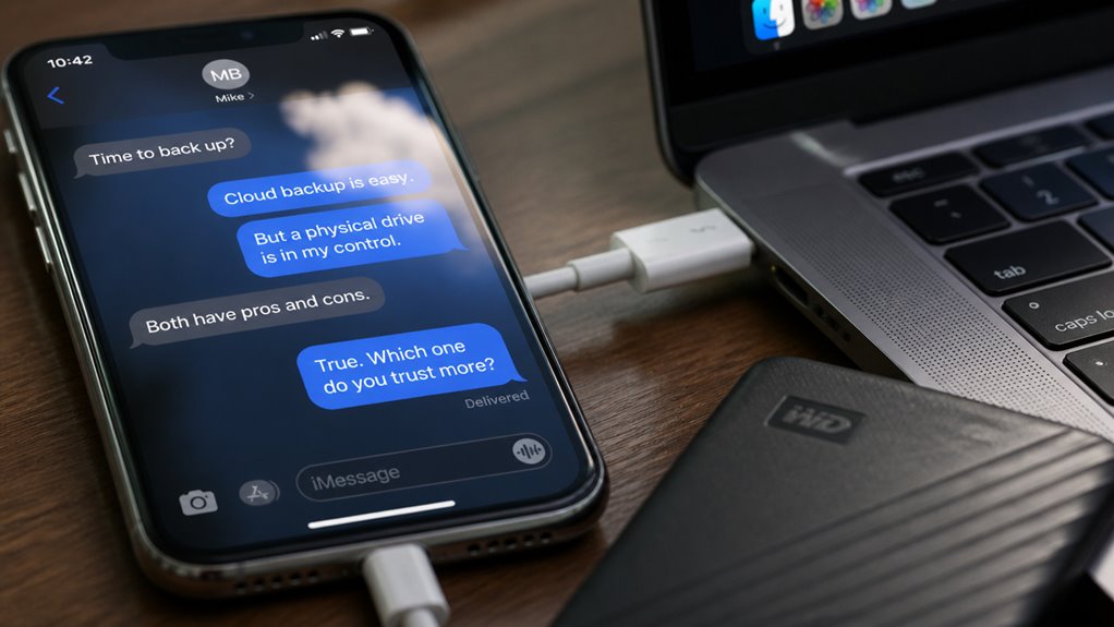 iCloud a lokalne zaszyfrowane kopie zapasowe - kompromis