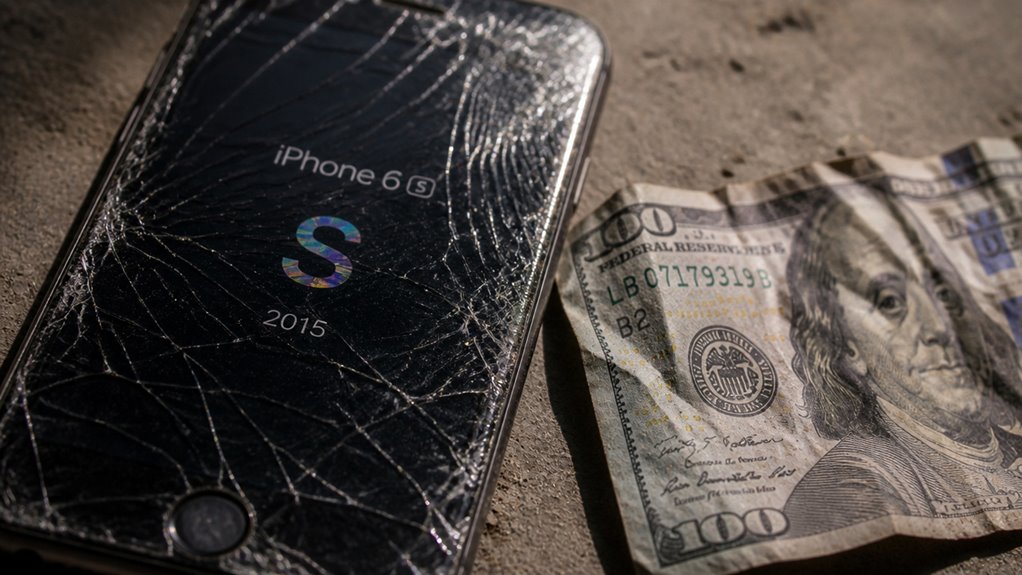 Koszt wymiany ekranu w iPhone 6s a rok produkcji telefonu – zależność