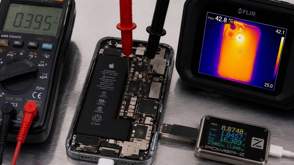 Jakie narzędzia diagnostyczne sprawdzają stan baterii iPhone’a?