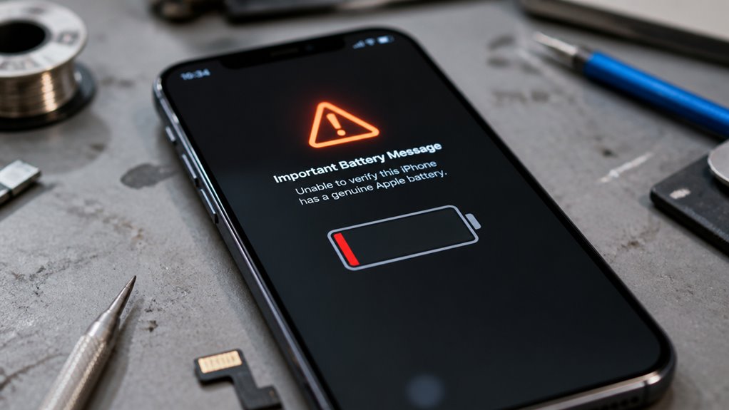 iPhone pokazuje błąd nieoryginalnej baterii po naprawie – co to jest?