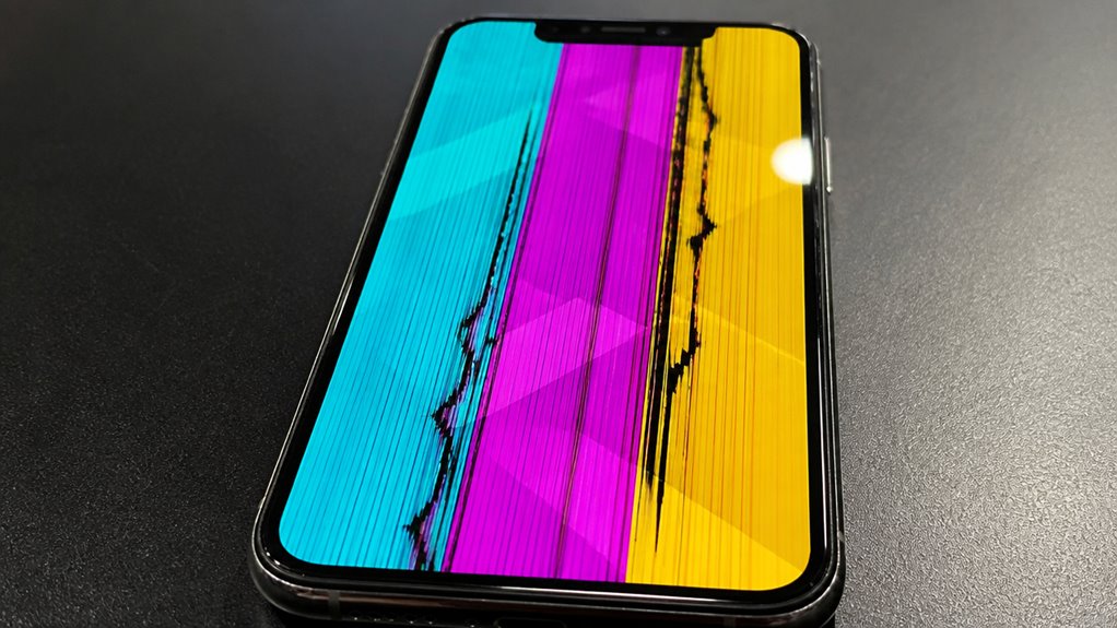 Ekran iPhone Pokazuje Kolorowe Paski – Co to Oznacza?