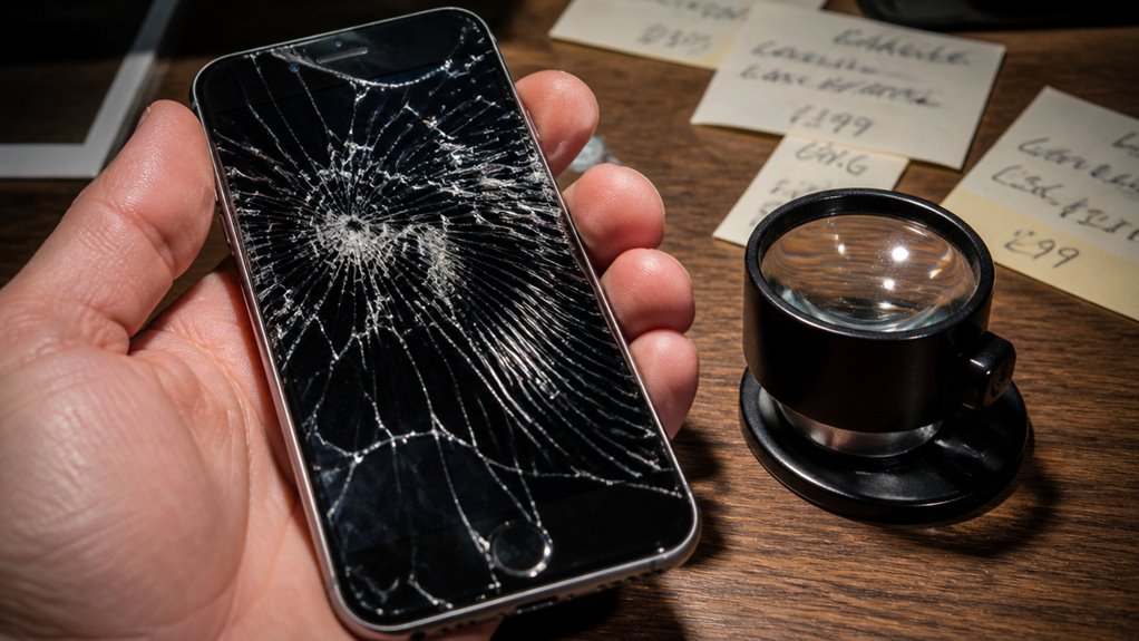 Jak wycenić iPhone’a z pękniętym ekranem przed sprzedażą?