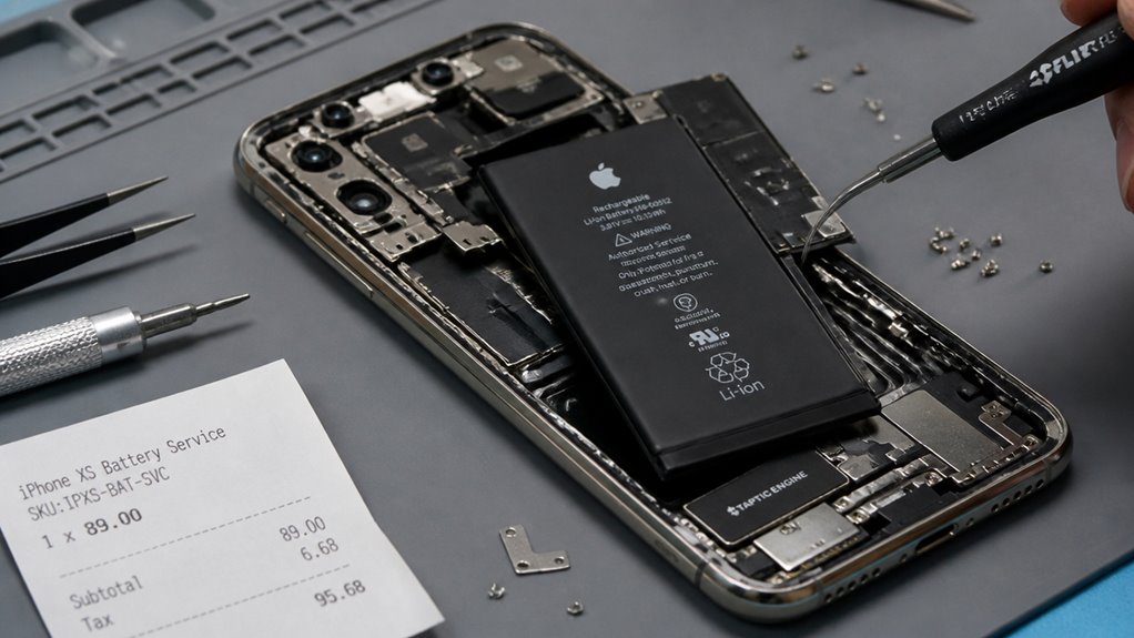 opcje naprawy baterii iPhone XS