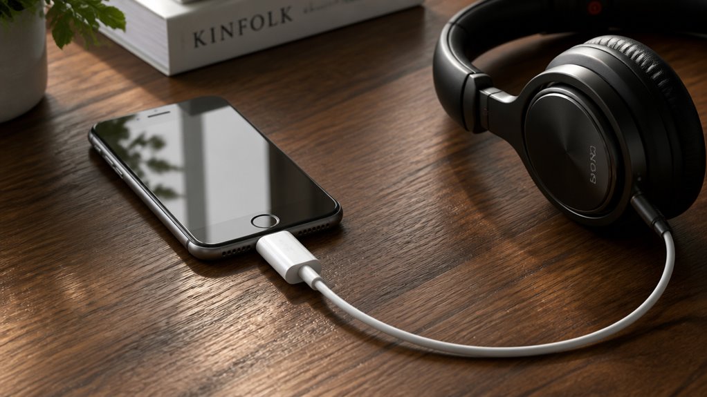 Adapter z lightning na 3,5 mm z przetwornikiem cyfrowo-analogowym i wzmacniaczem