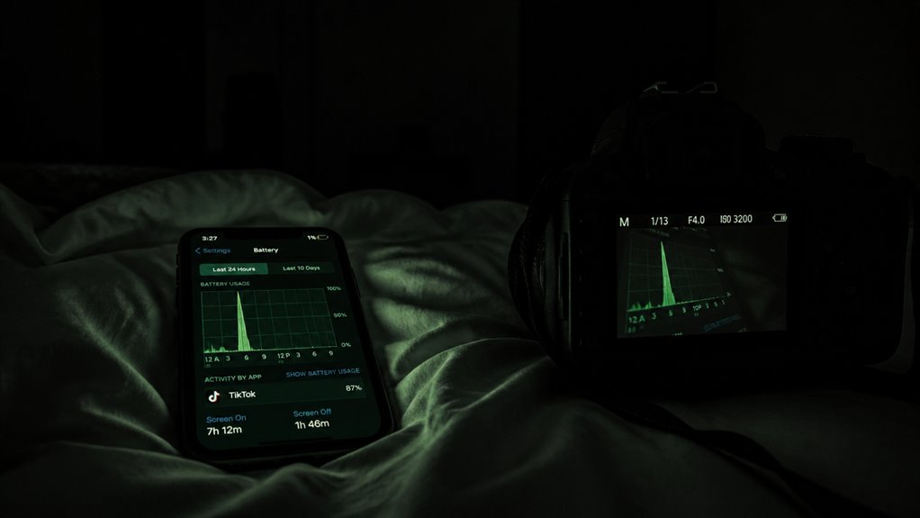 nocne wyczerpanie baterii telefonu statusy aktywności aplikacji