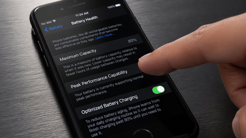 oficjalny raport diagnostyczny baterii Apple