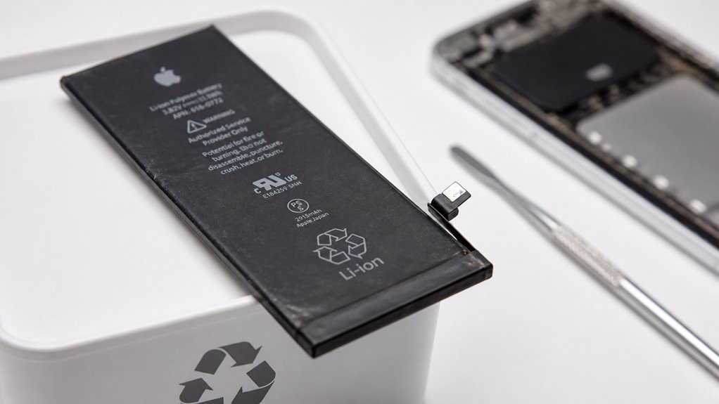 recykling baterii starego iPhone'a 6 Plus