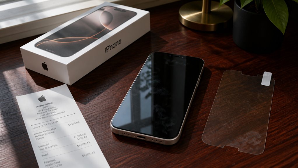 dowód pochodzenia iPhone'a S i dokumenty tożsamości