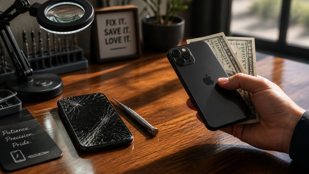czas naprawy a czas sprzedaży dla iPhone'a