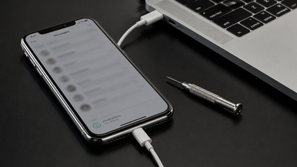 przywróć iMessage z kopii zapasowej po naprawie