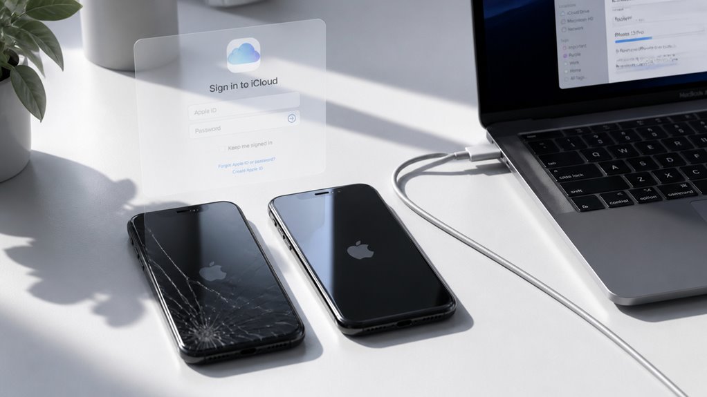 przywracanie danych iPhone'a przez iCloud