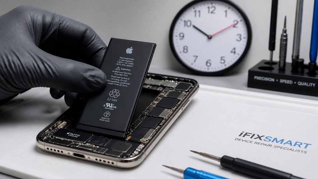 wymiana baterii Apple tego samego dnia w mniej niż godzinę
