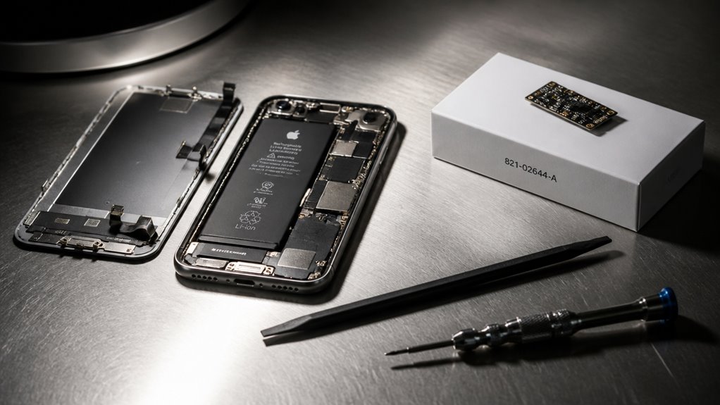 opóźnienia w łańcuchu dostaw wydłużają naprawy części iPhone