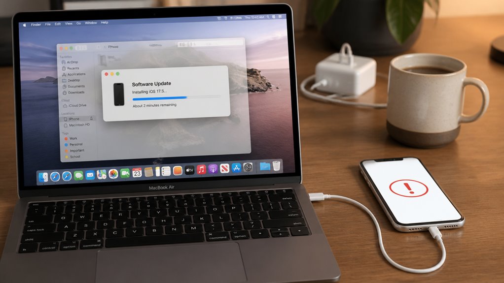 zaktualizuj iTunes lub Findera, aby naprawić błąd 4013