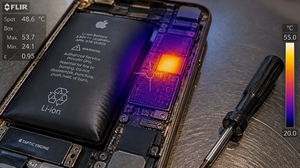 pilna profesjonalna interwencja w przypadku przegrzewania iPhone'a
